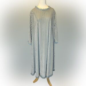 Dainty Jewells Velvet Midi Dress Silver Green size 3X